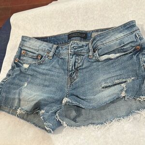 Aeropostale Distressed Denim Shorts